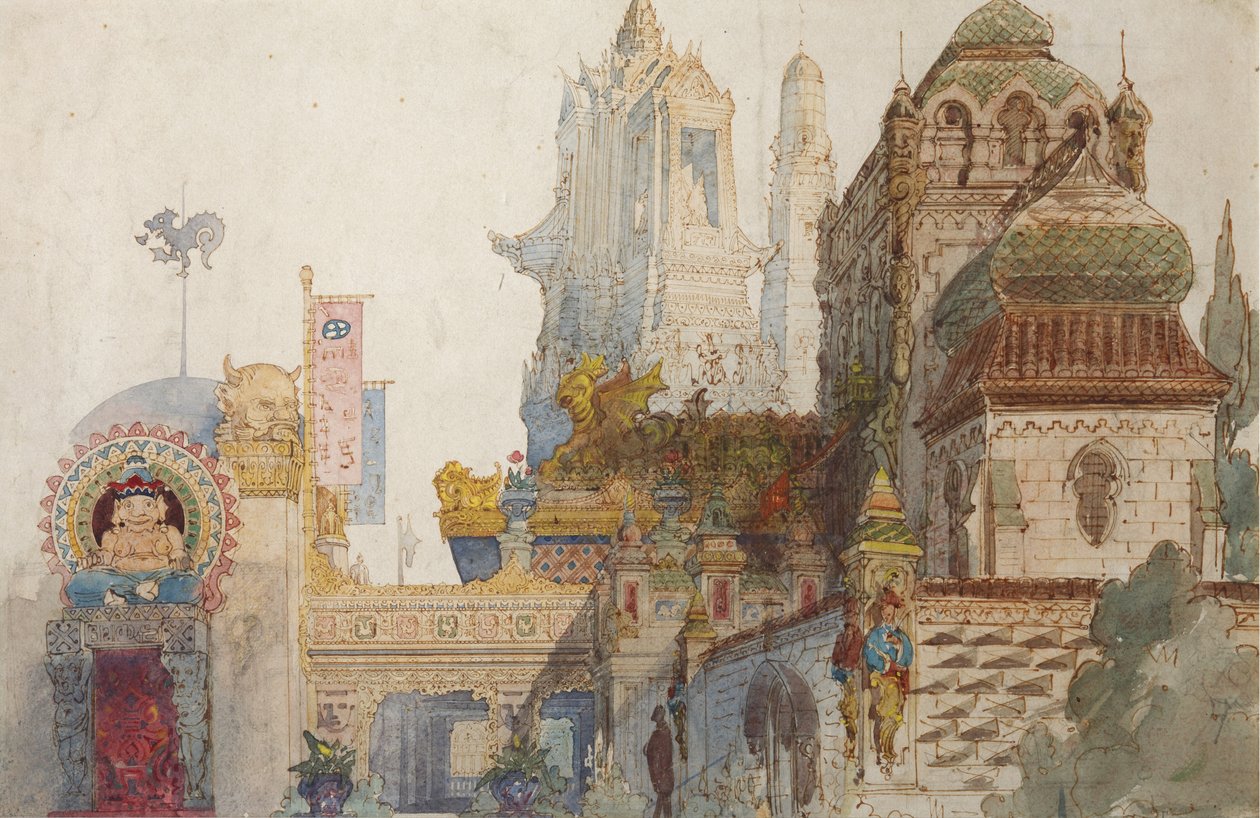 Décor de scène pour l