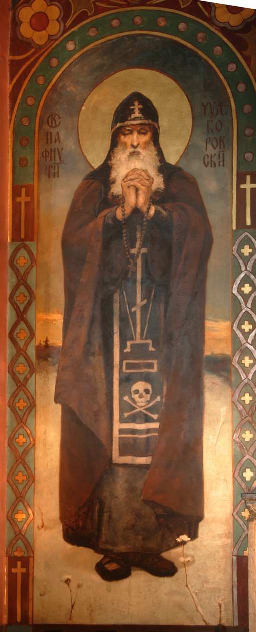 Saint Paphnuce de Borovsk, 1885-1896 - Viktor Mikhaylovich Vasnetsov