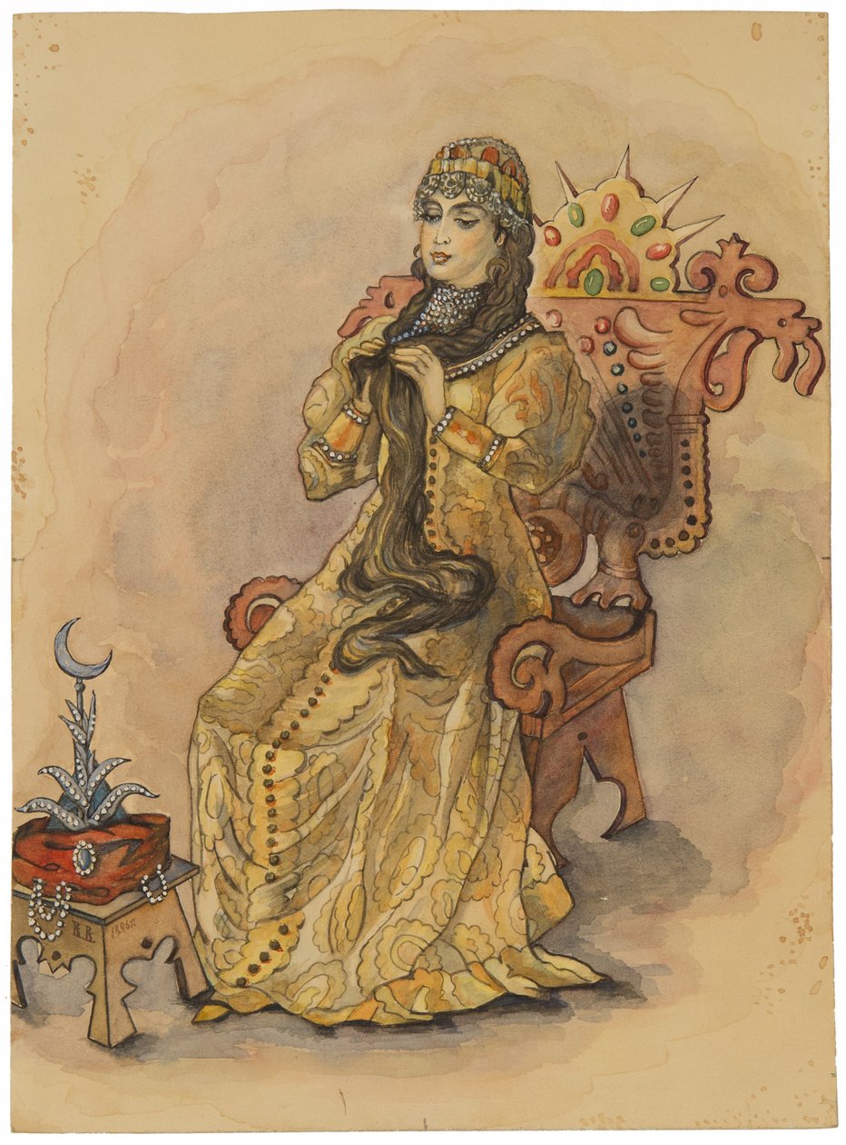 La princesse qui ne souriait jamais Nesmeyana, 1896 - Viktor Mikhaylovich Vasnetsov