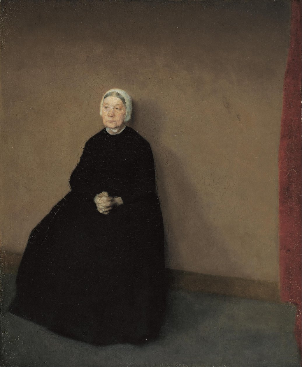 Une vieille femme - Vilhelm Hammershøi