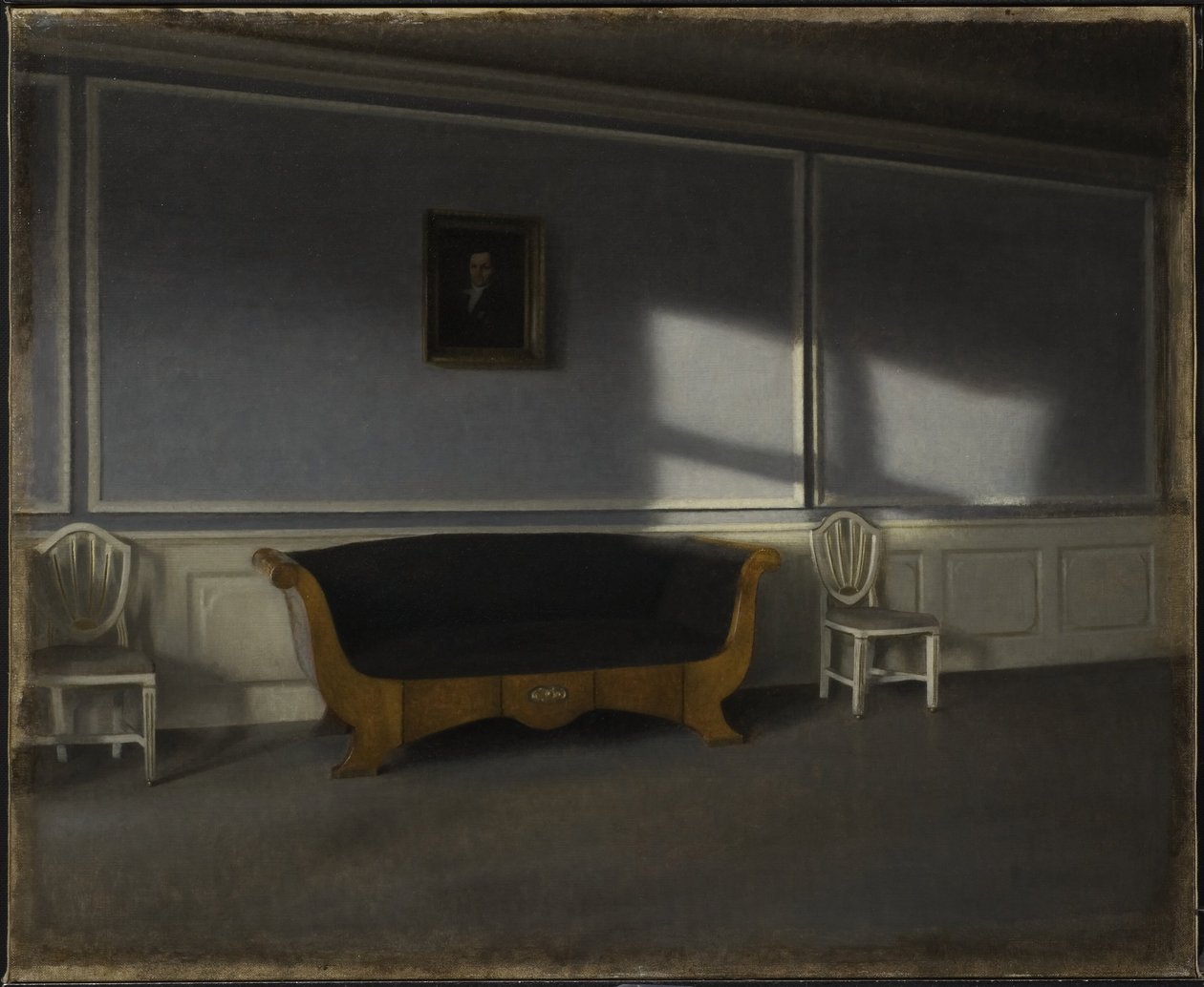 Lumière du soleil dans le salon III - Vilhelm Hammershøi