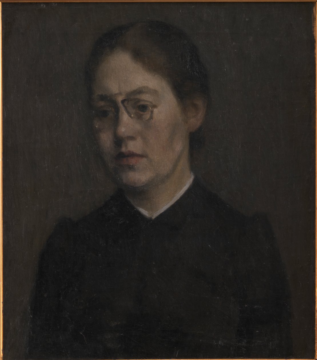 La peintre Elisabeth Wandel - Vilhelm Hammershøi