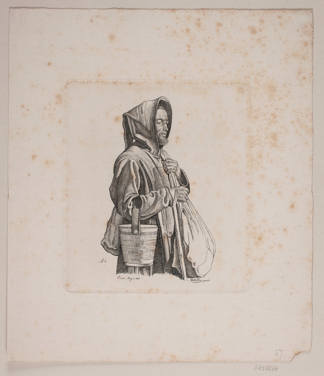 Un moine mendiant - Vilhelm Kyhn