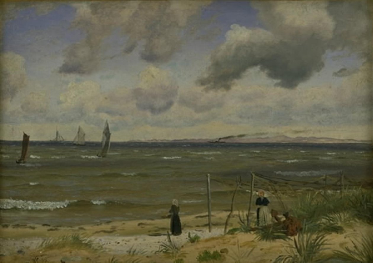 Plage de Hornbæk au nord de Sealand - Vilhelm Kyhn
