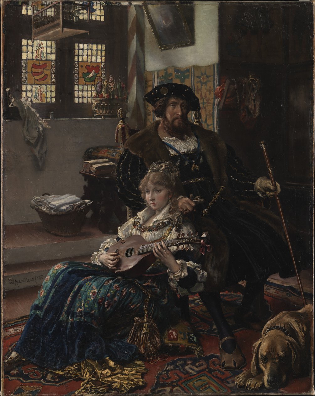 Christian II et Dyveke - Vilhelm Rosenstand