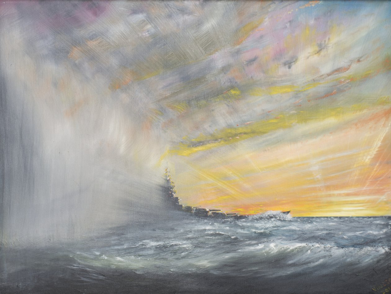 Yamato émerge du typhon du Pacifique 1944, 2010 - Vincent Alexander Booth