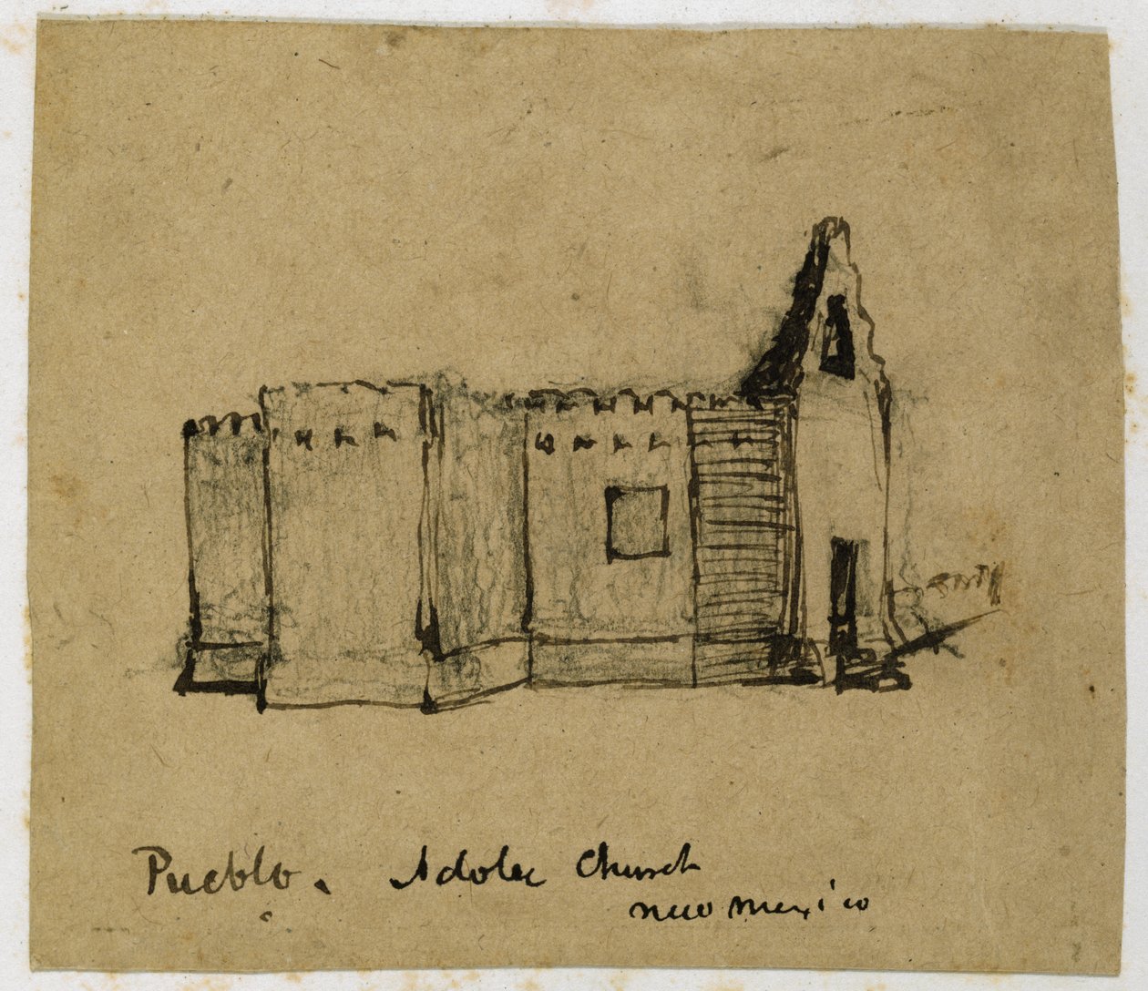 Pueblo, Église en adobe, Nouveau-Mexique - Vincent Colyer