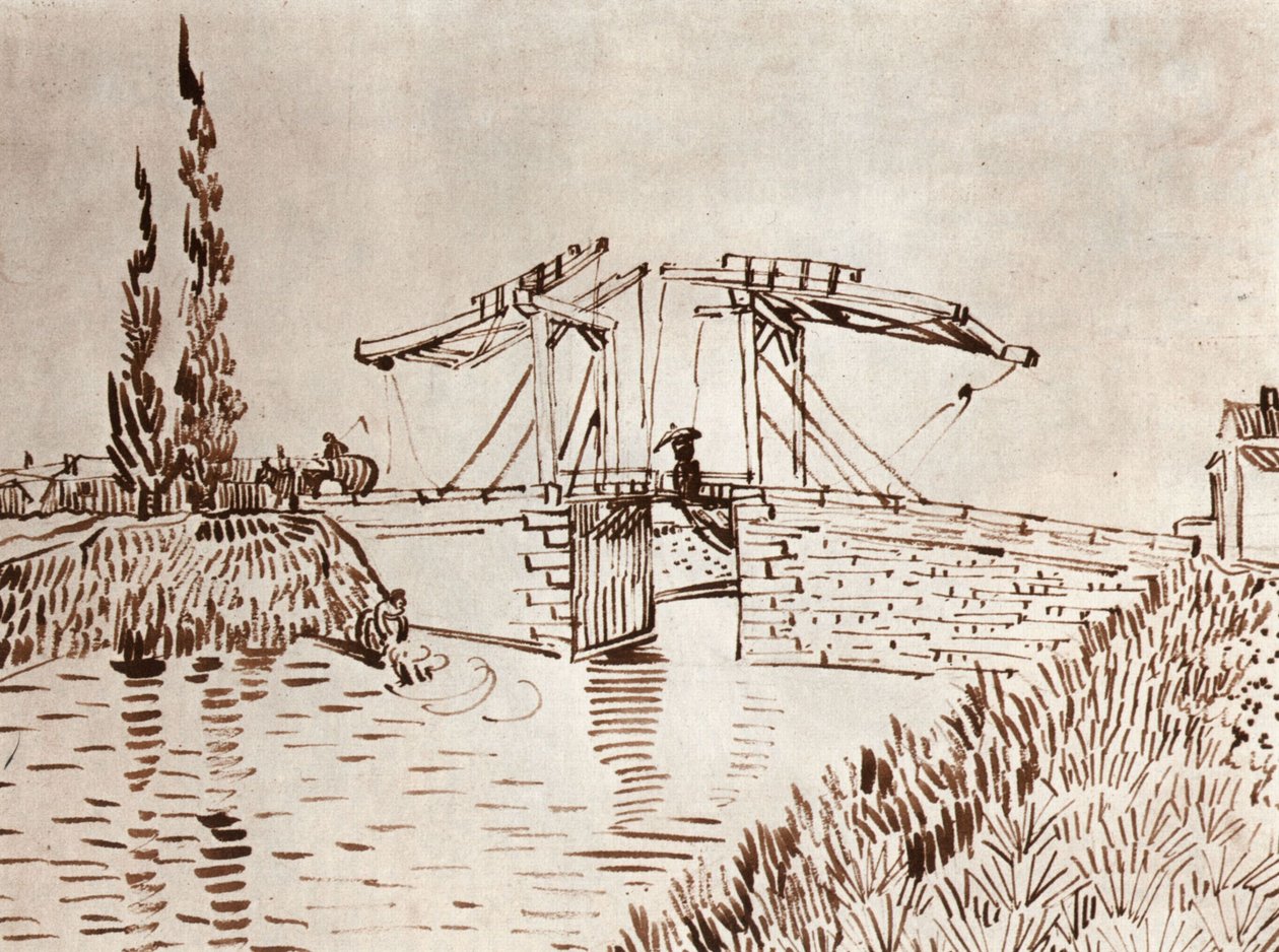 Le pont Langlois près d