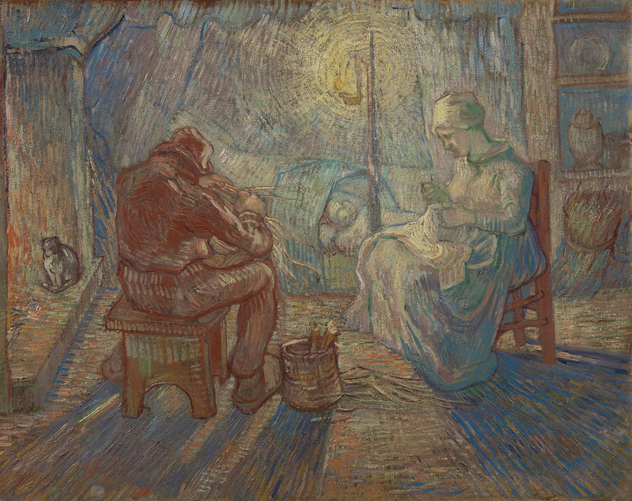 Soir (après Millet) - Vincent van Gogh