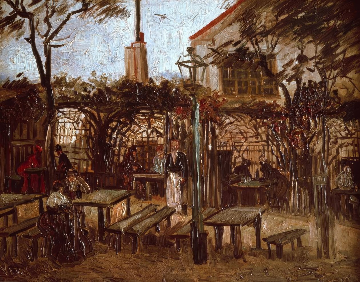 Guinguette au Montmartre - Vincent van Gogh
