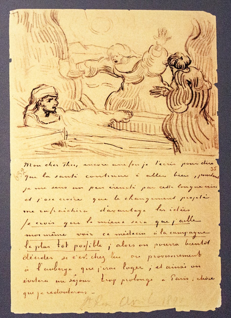 Lettre de Van Gogh à son frère Theo - Vincent van Gogh
