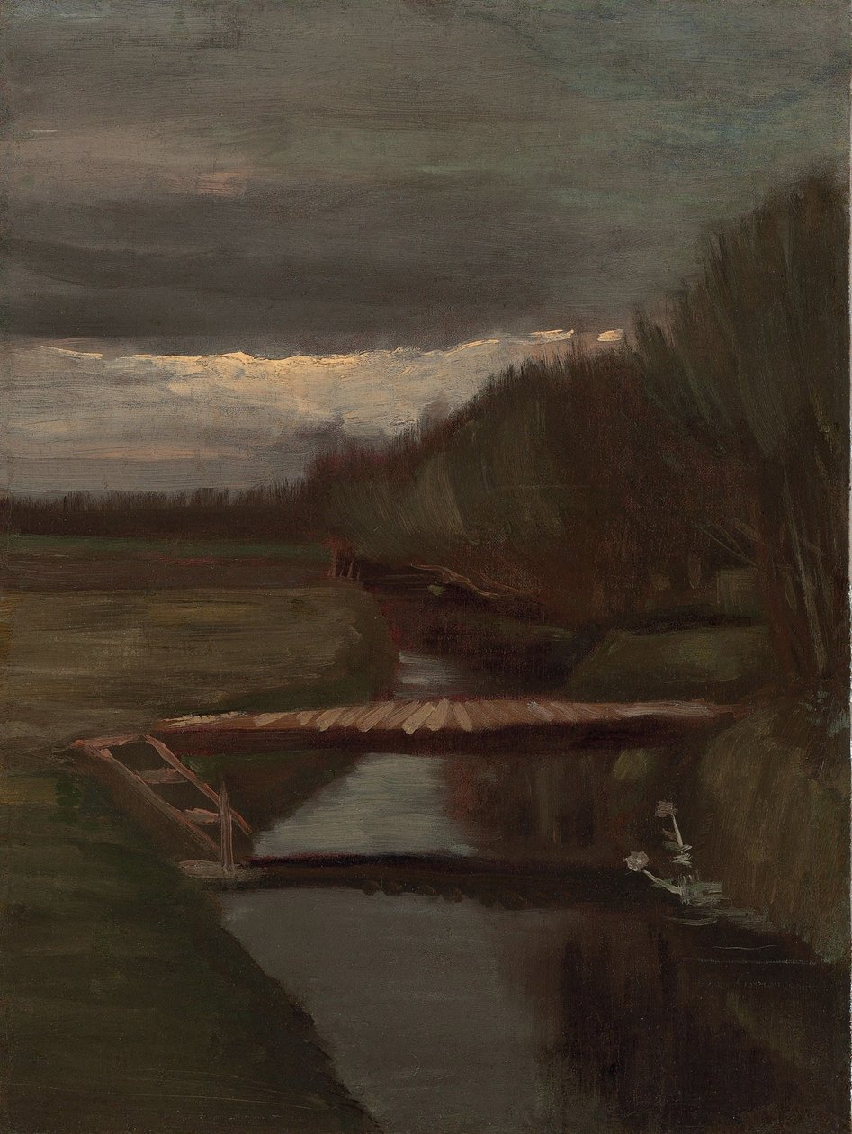 Fossé et Petit Pont - Vincent van Gogh