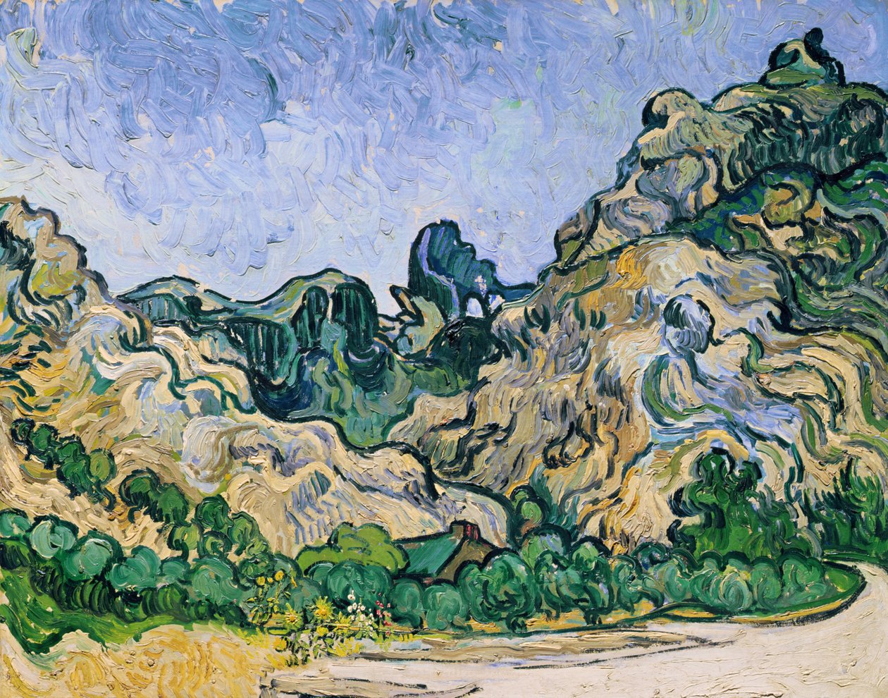 Les Alpilles, 1889 - Vincent van Gogh