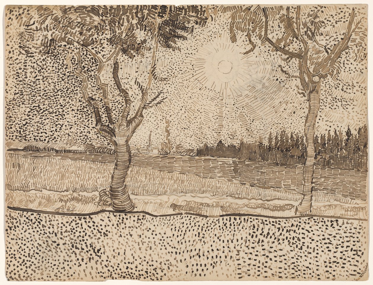 La route de Tarascon - Vincent van Gogh