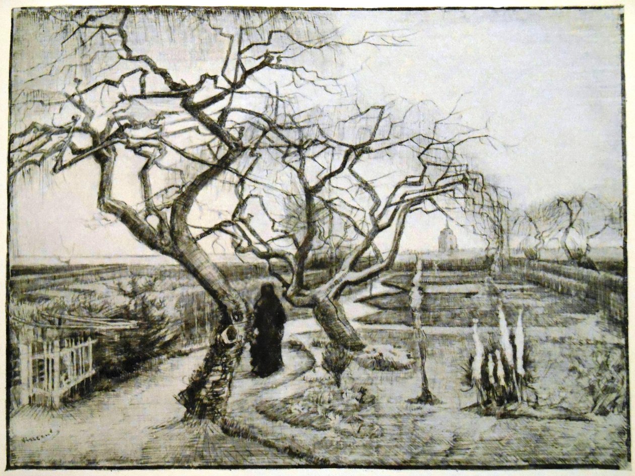 Le jardin du presbytère - Vincent van Gogh