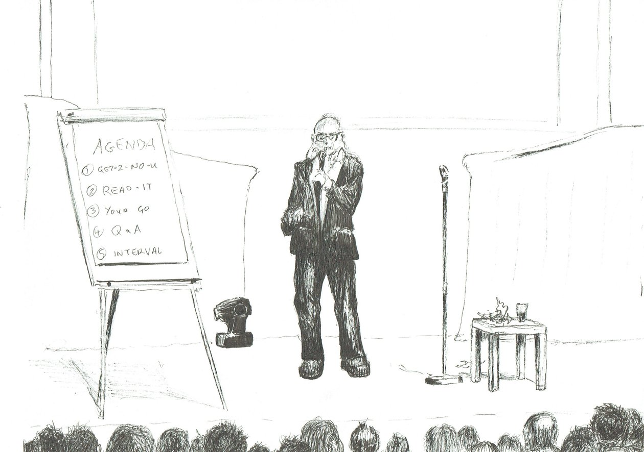 Comédien à Hay on Wye - Vincent Alexander Booth