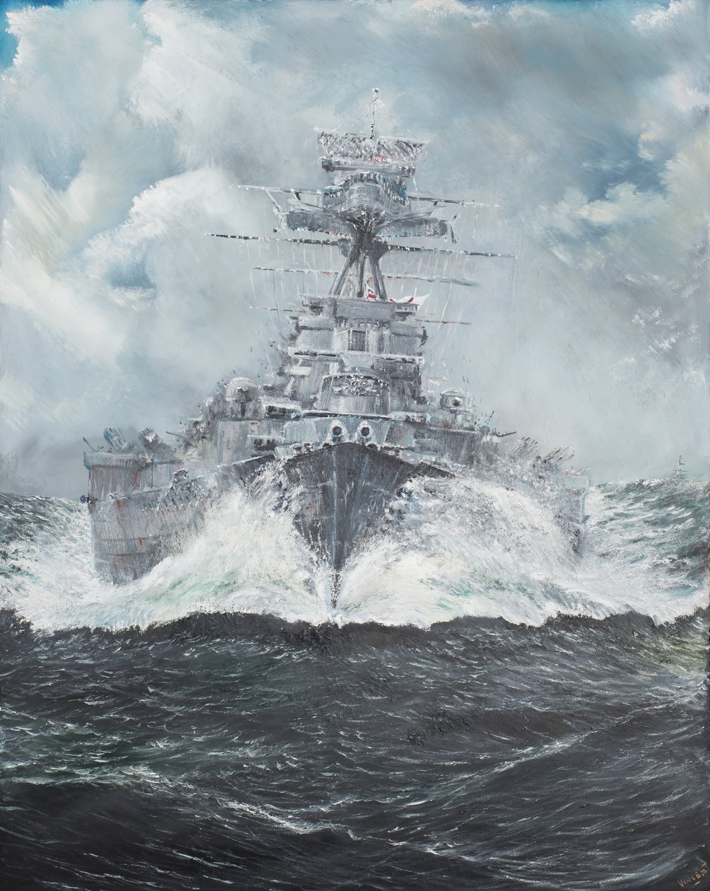Le HMS Hood se dirige vers le Bismarck, 23 mai 1941, 2014 - Vincent Alexander Booth