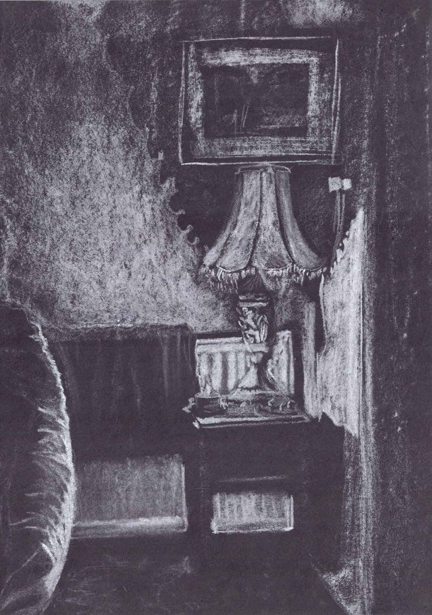 Lampe allumée par la lumière de bougie - Vincent Alexander Booth