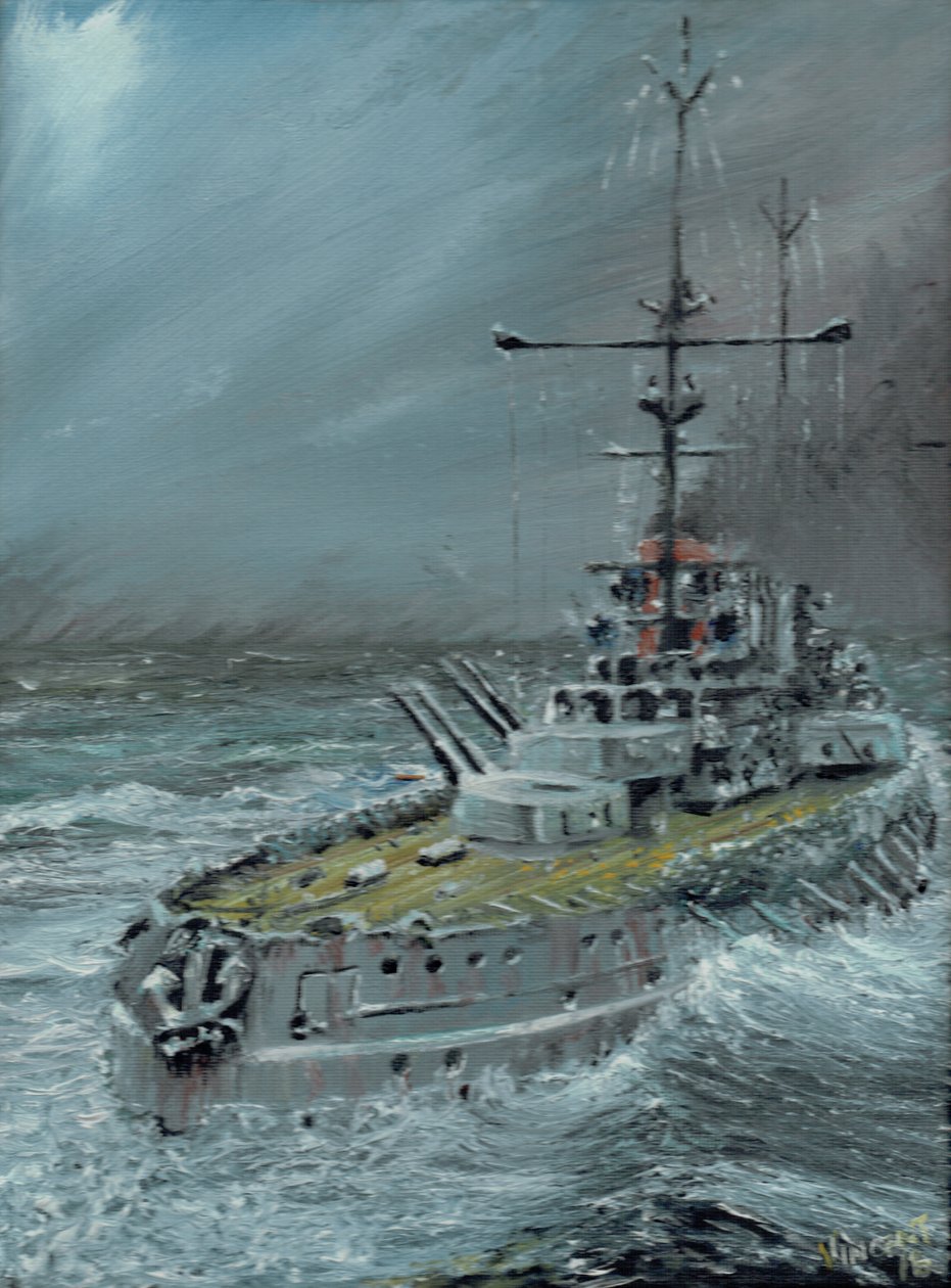 SMS Friedrich der Grosse à Jutland 1916 - Vincent Alexander Booth