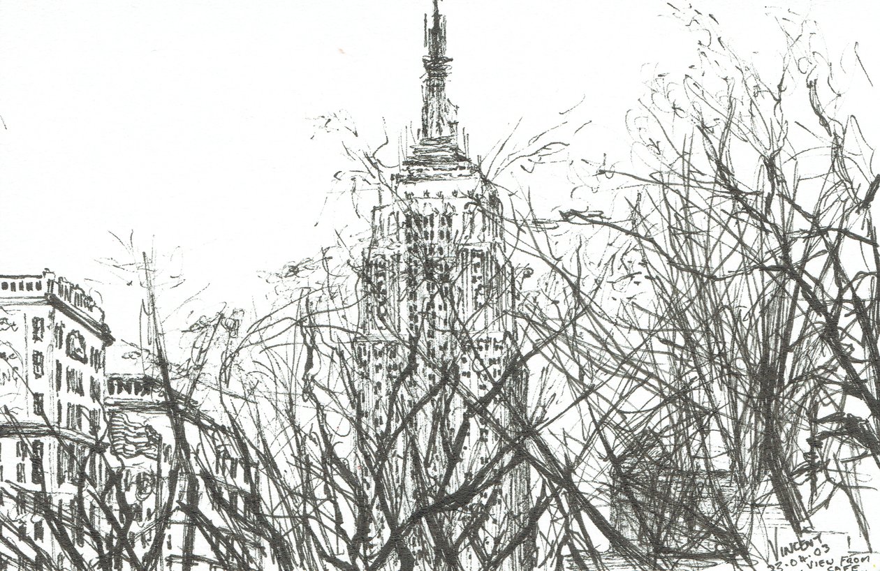 Vue depuis le café New York, 2003 - Vincent Alexander Booth