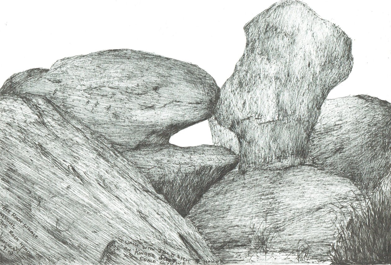 Rochers embrassants sur Kinder Scout - Vincent Alexander Booth