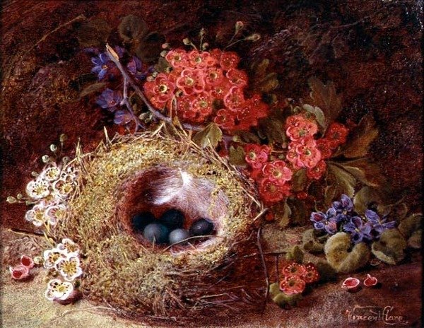 Nature morte avec un nid d