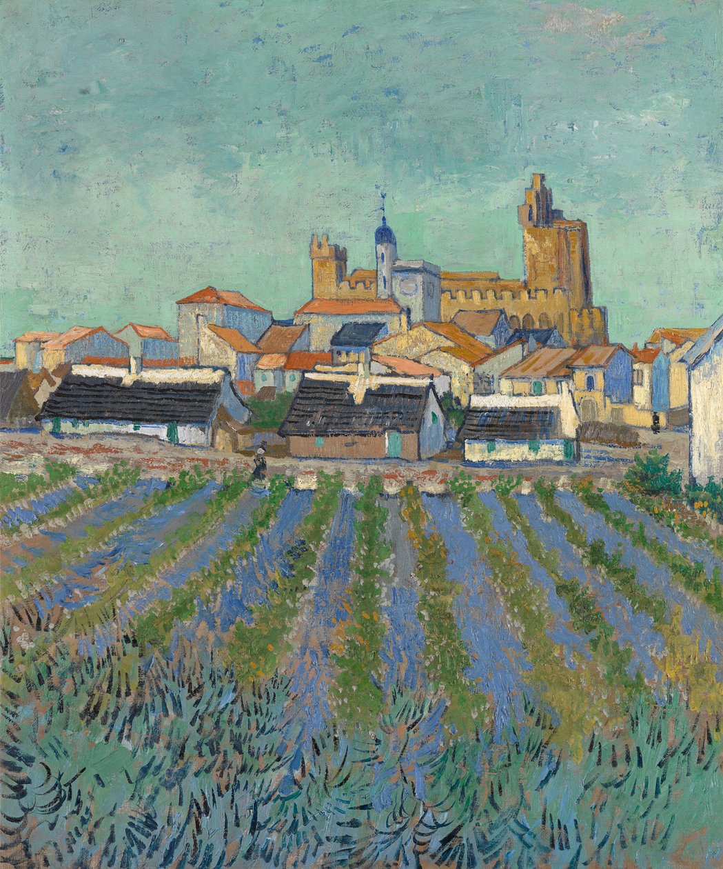 Vue de Saintes-Maries-de-la-Mer, 1888 - Vincent van Gogh
