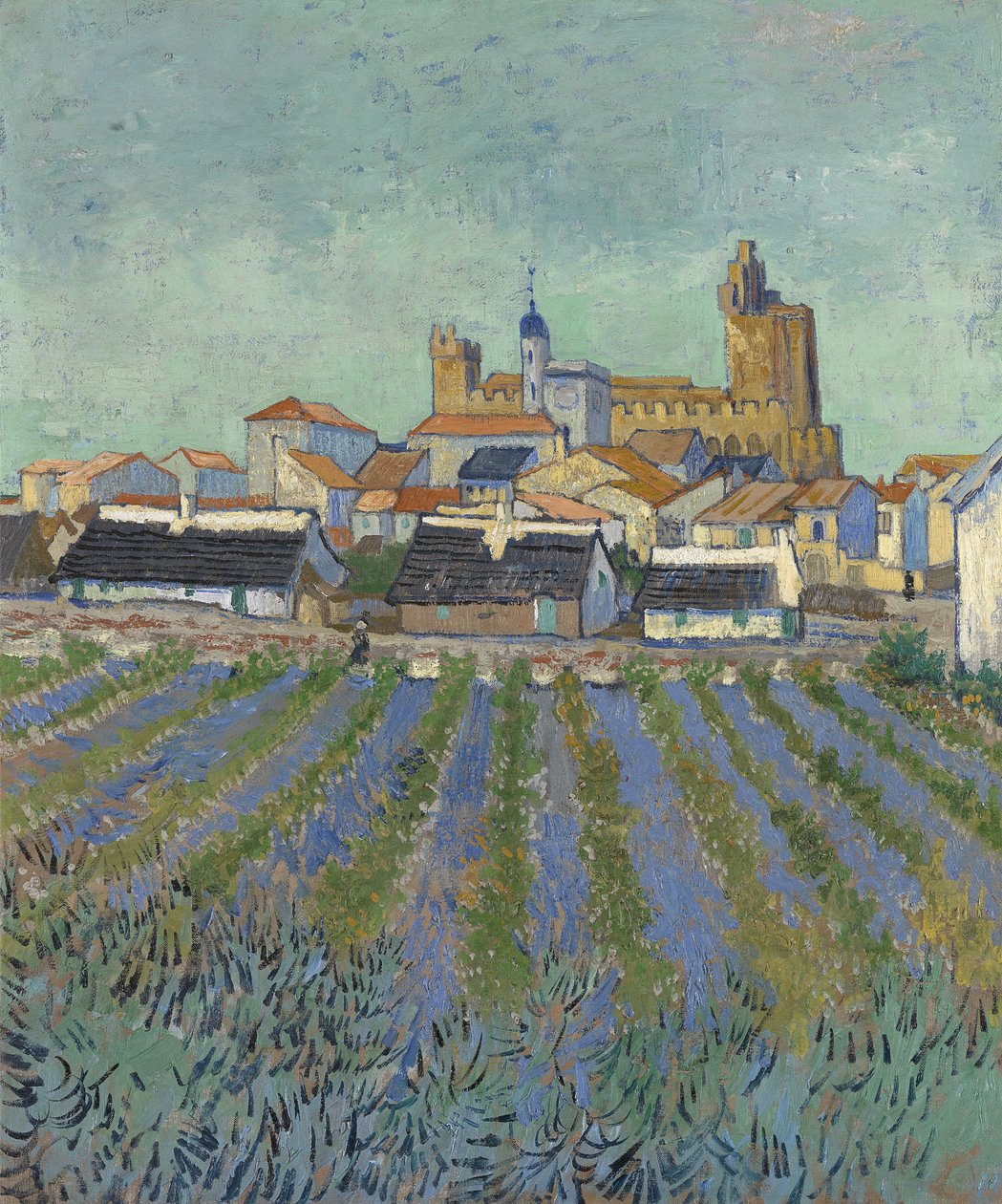 Vue de Saintes-Maries-de-la-Mer, 1888 - Vincent van Gogh