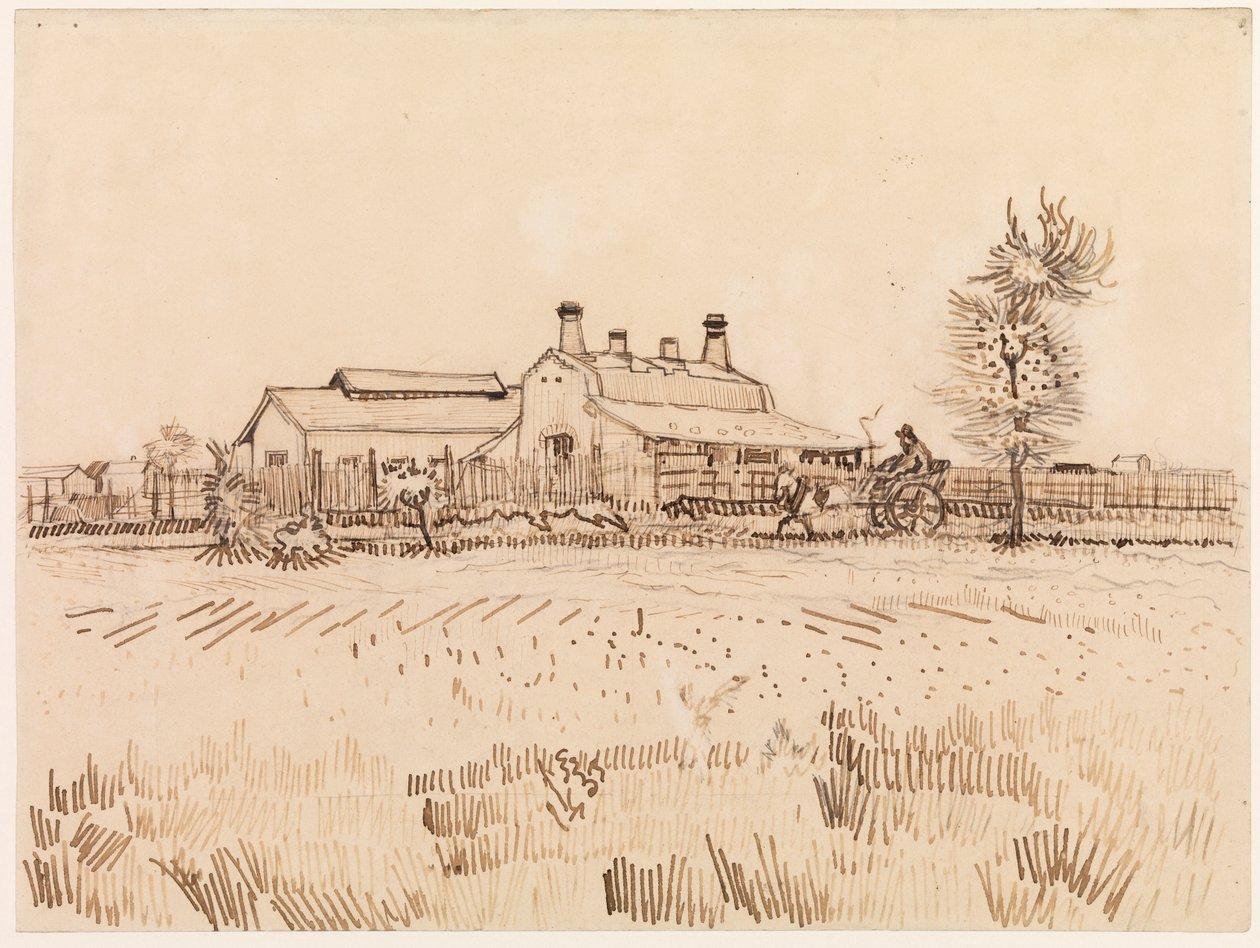 Une usine de tuiles, 1888 - Vincent van Gogh
