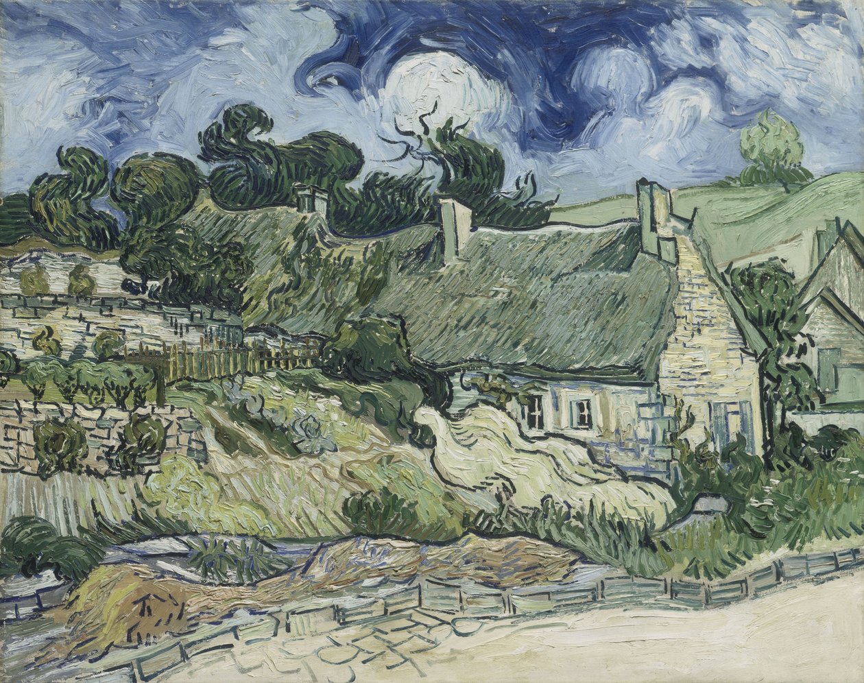 Chaumes de Cordeville à Auvers-sur-Oise - Vincent van Gogh