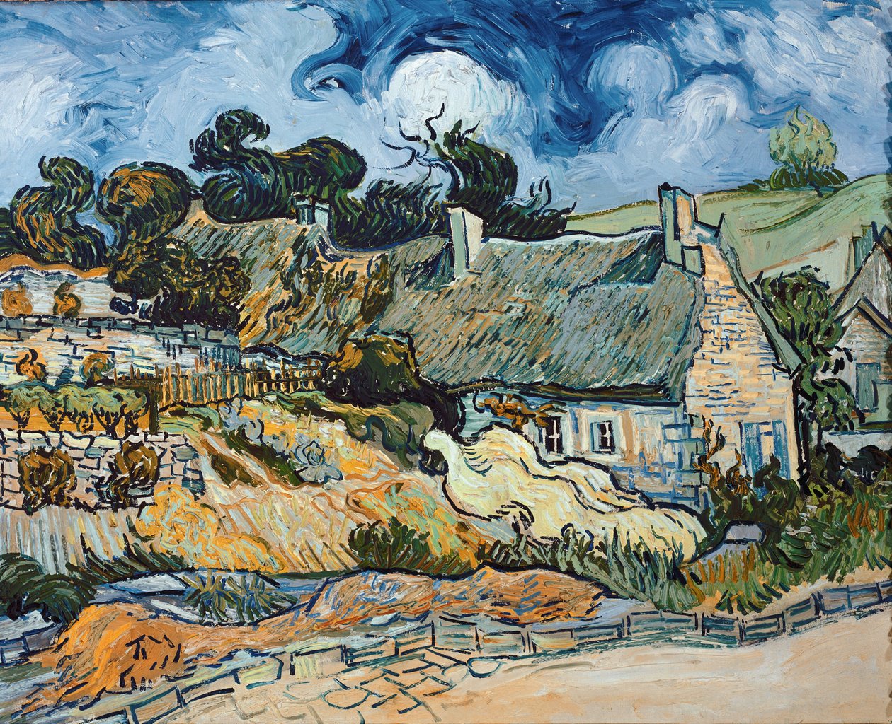 Chaumes de Cordeville à Auvers-Sur-Oise - Vincent van Gogh