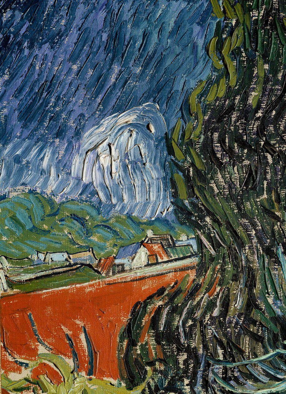 Le jardin du docteur Gachet à Auvers-sur-Oise (détail). Peinture par Vincent van Gogh. 1890. Paris, musée d