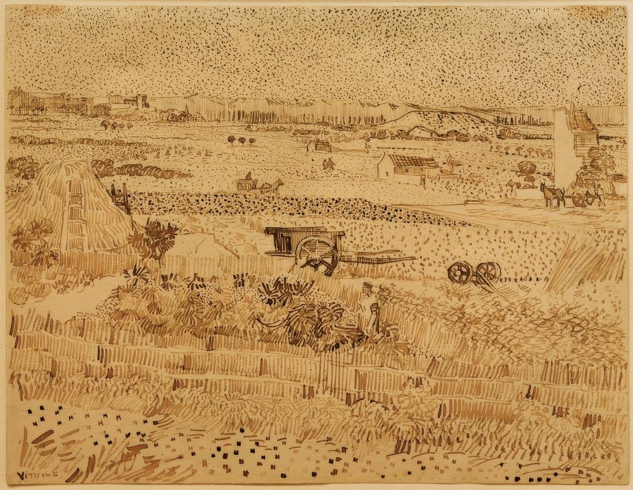 Récolte en Provence - Vincent van Gogh