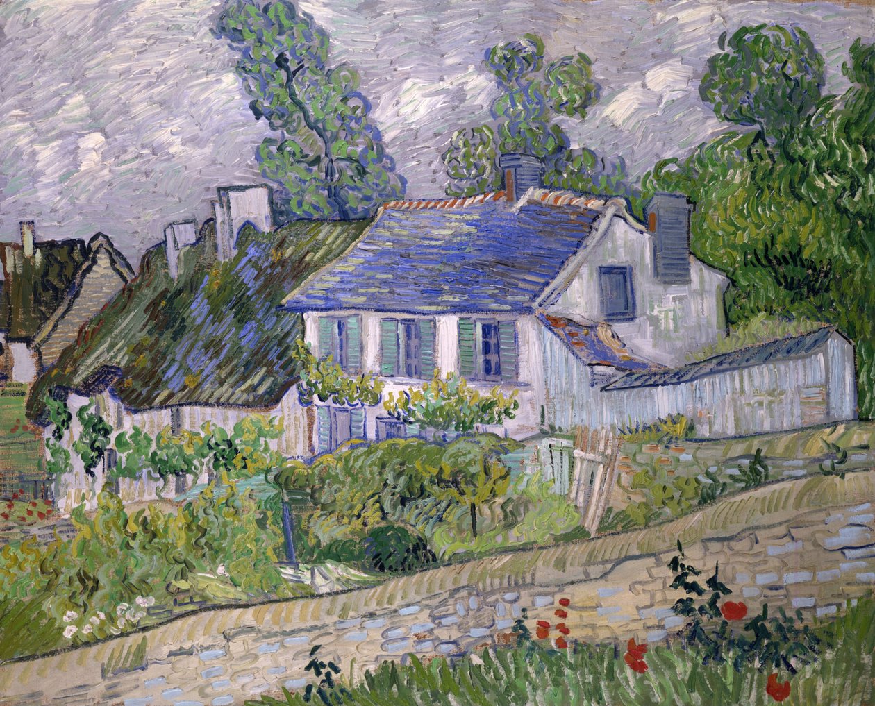 Maisons à Auvers / Maisons à Auvers - Vincent van Gogh