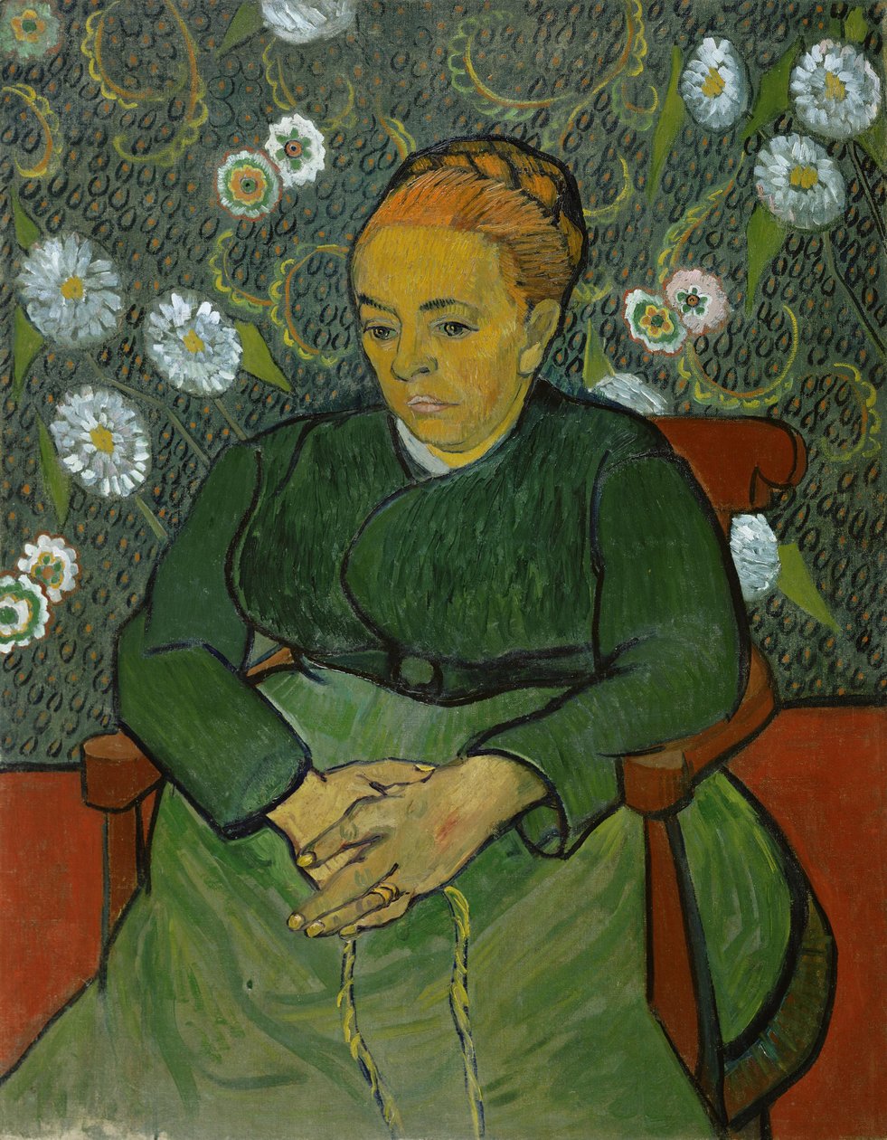 La Berceuse (Portrait de Madame Roulin) - Vincent van Gogh