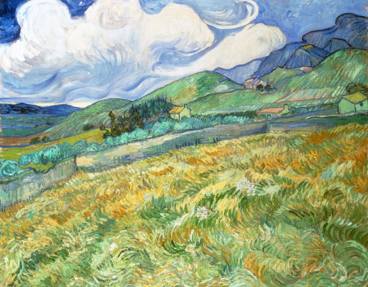 Paysage de Saint-Rémy - Vincent van Gogh