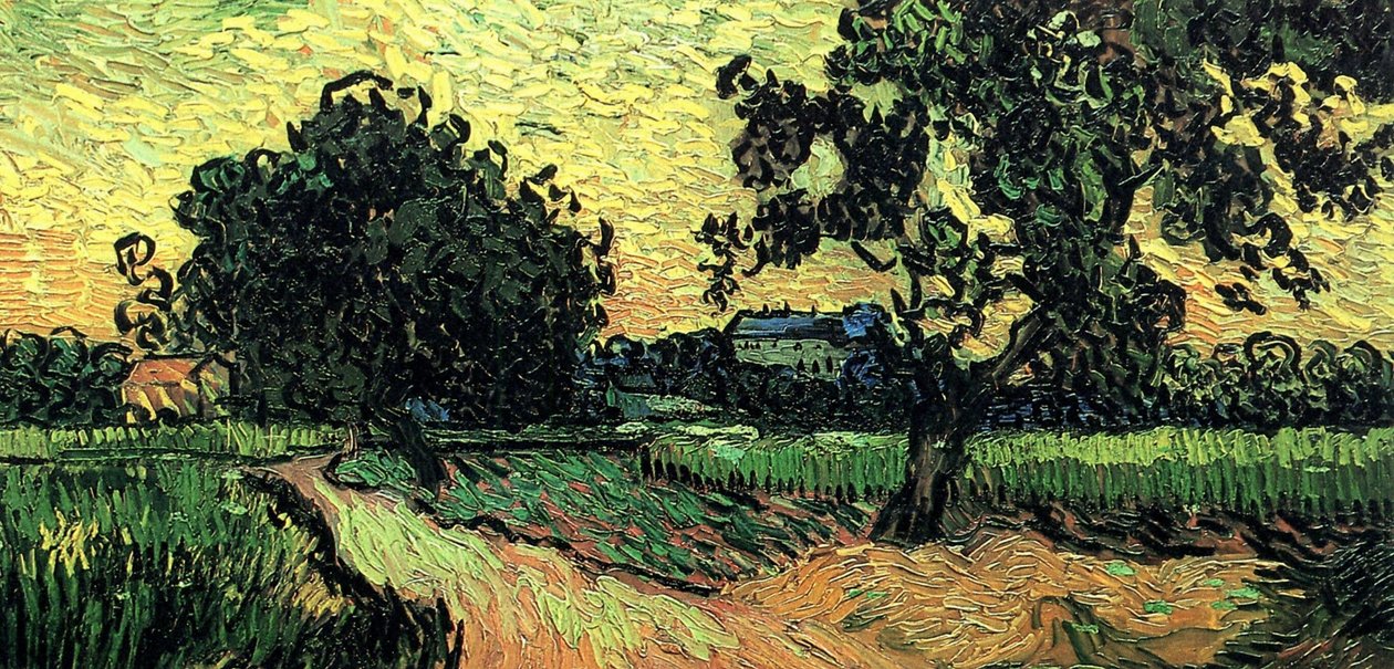 Paysage avec le château d