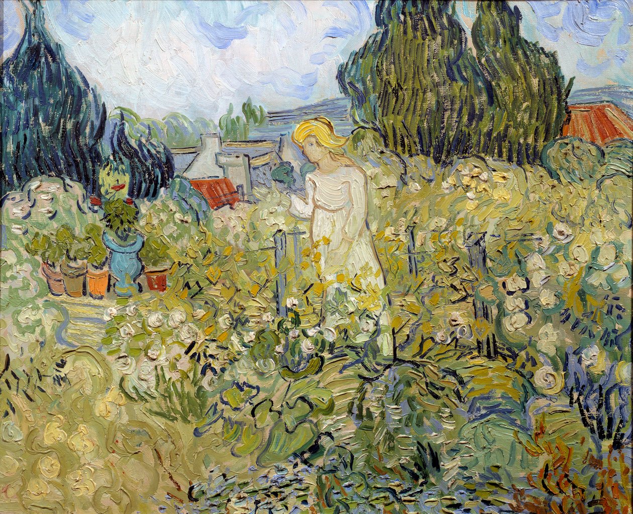 Mademoiselle Gachet dans son jardin à Auvers-sur-Oise - Vincent van Gogh