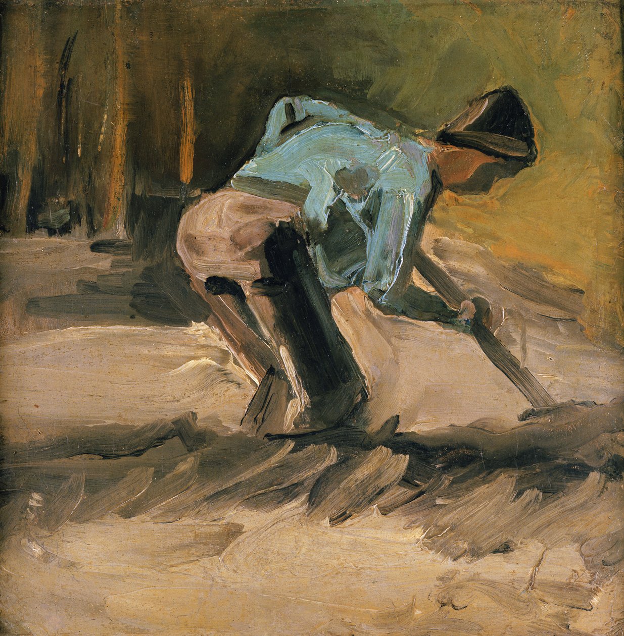 Homme au travail, vers 1883 - Vincent van Gogh
