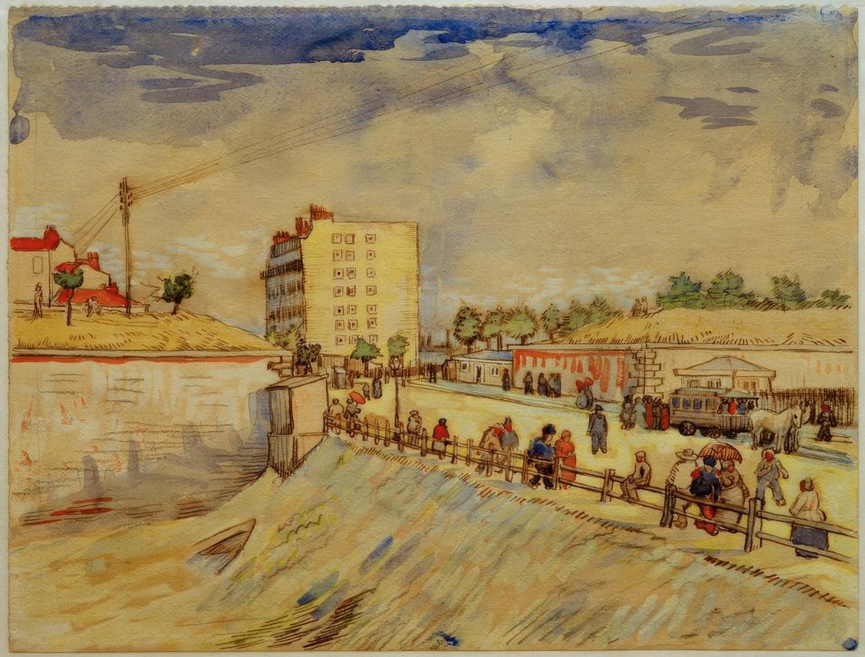 Porte de la ville de Paris - Vincent van Gogh