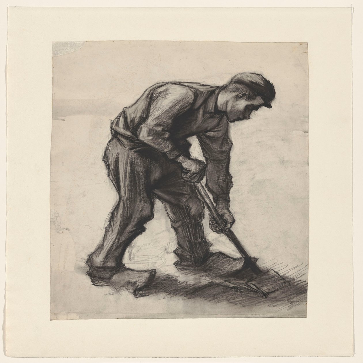 Paysans creusant - Vincent van Gogh