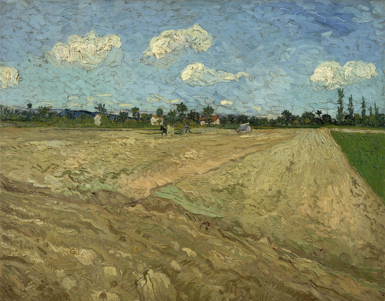 Champs labourés (« Les sillons ») - Vincent van Gogh
