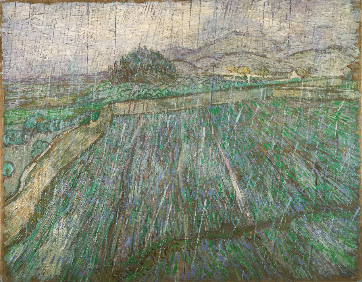 Pluie - Vincent van Gogh