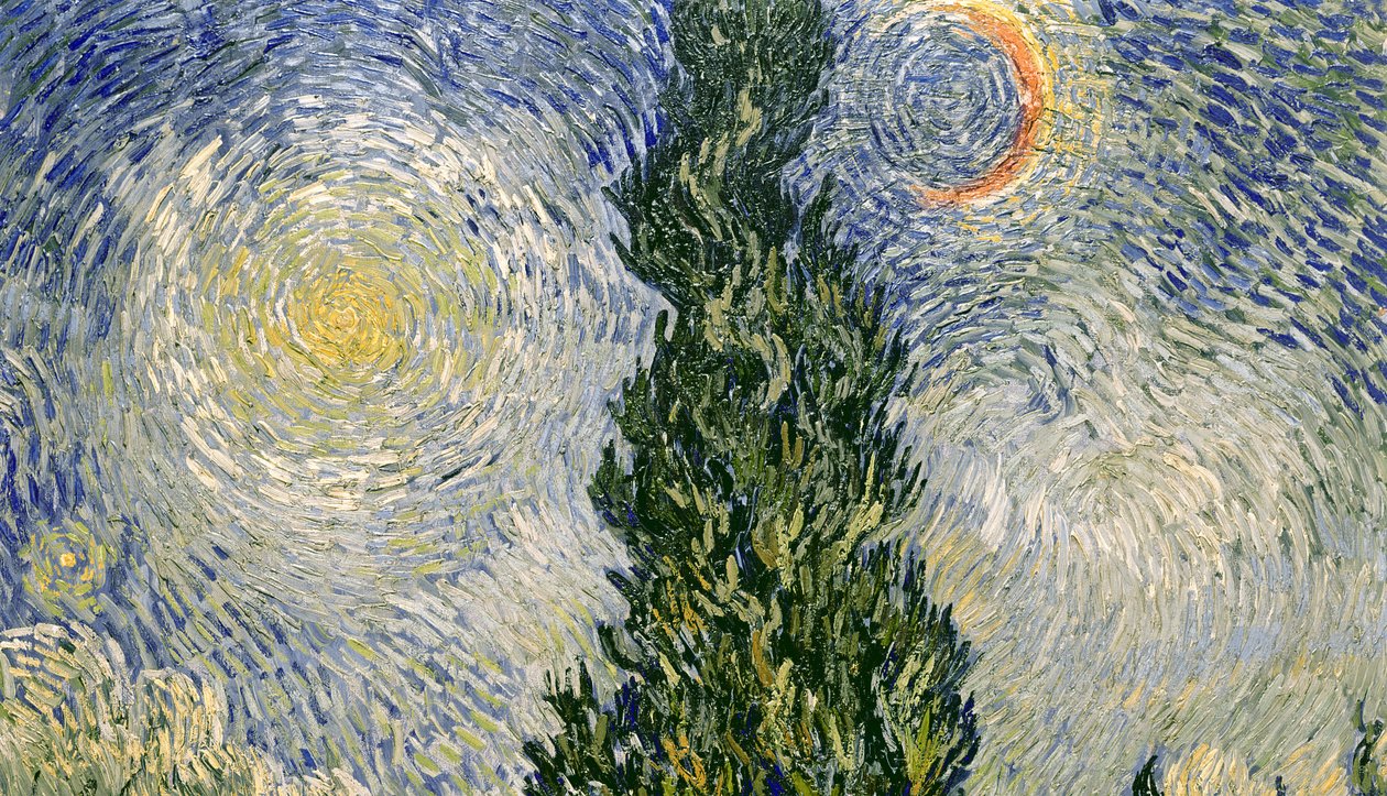 Route avec cyprès - Vincent van Gogh