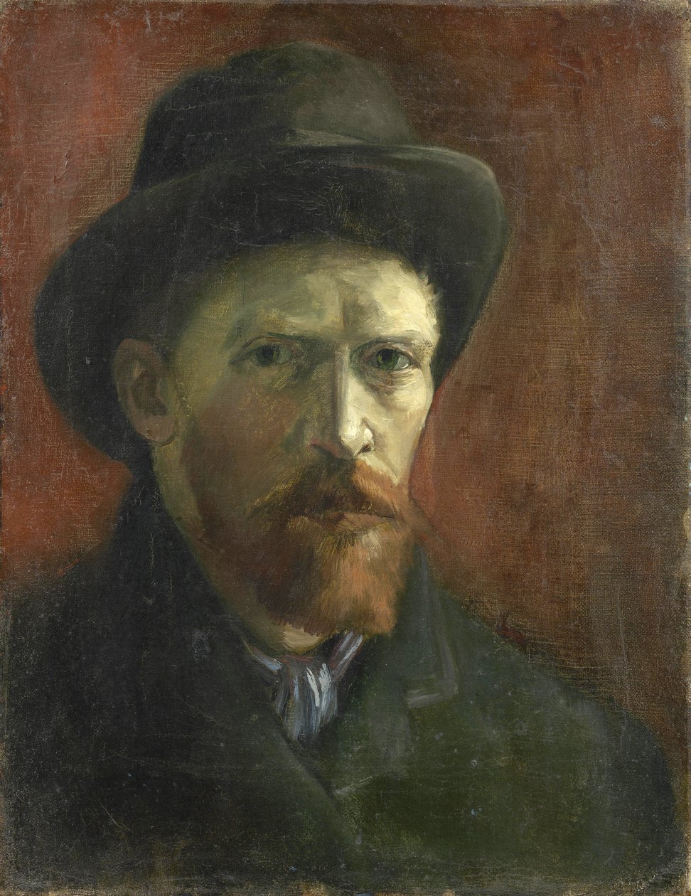 Autoportrait avec chapeau de feutre - Vincent van Gogh
