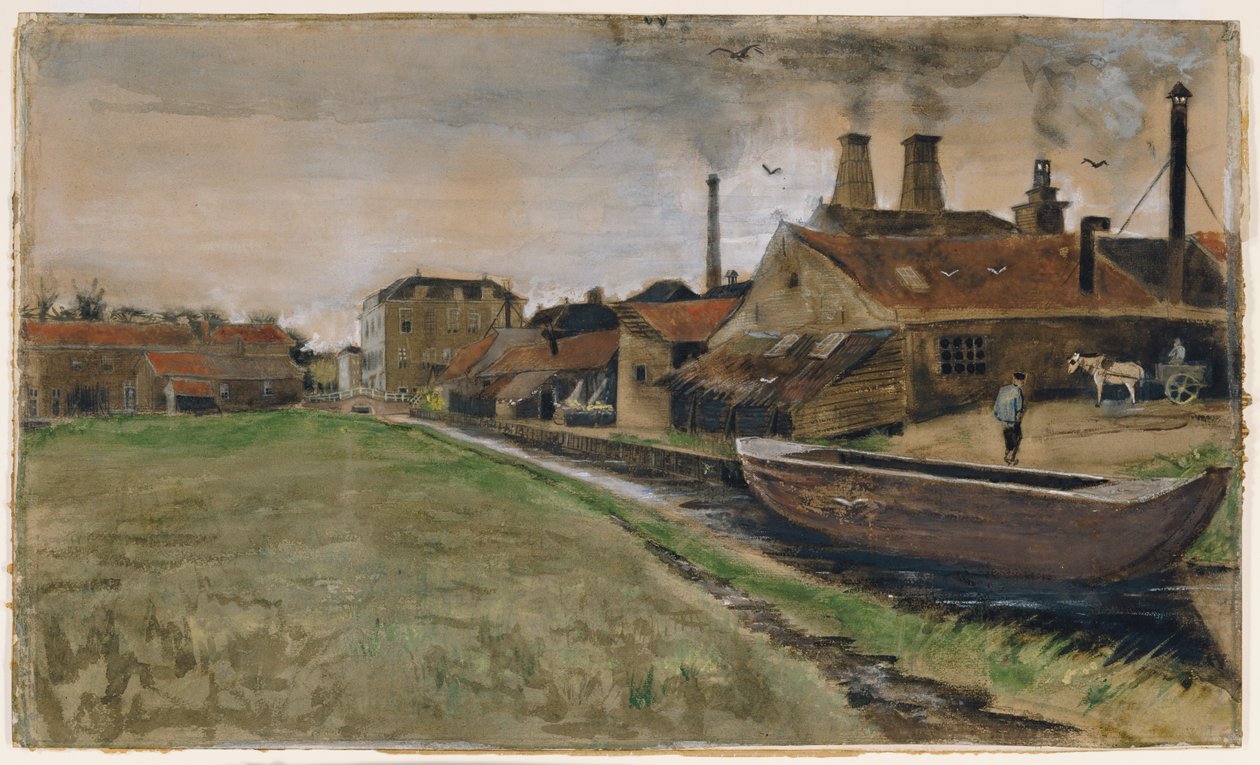 Le Moulin de fer à La Haye, 1882 - Vincent van Gogh