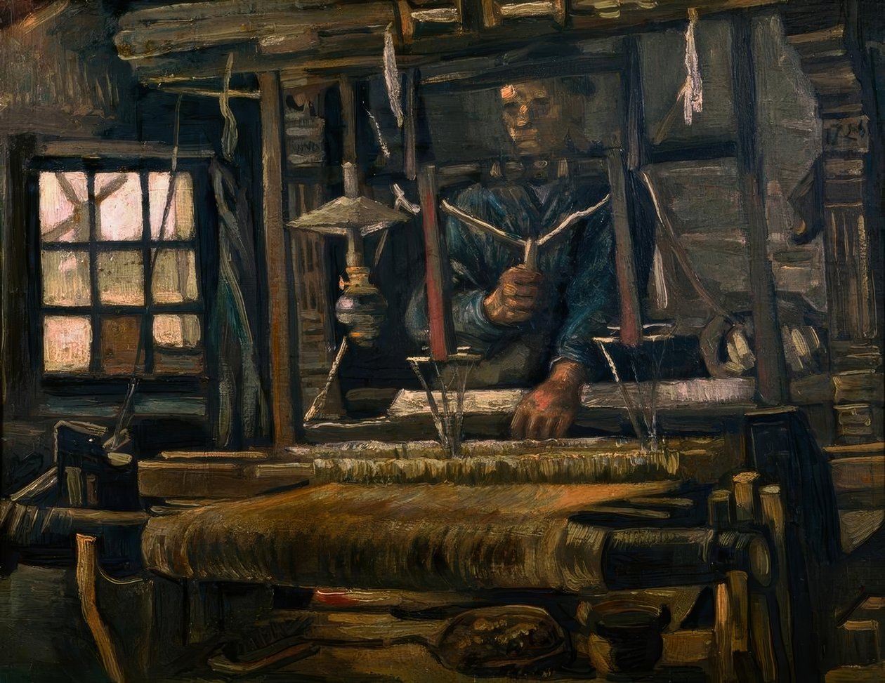 Tisserand au métier à tisser - Vincent van Gogh