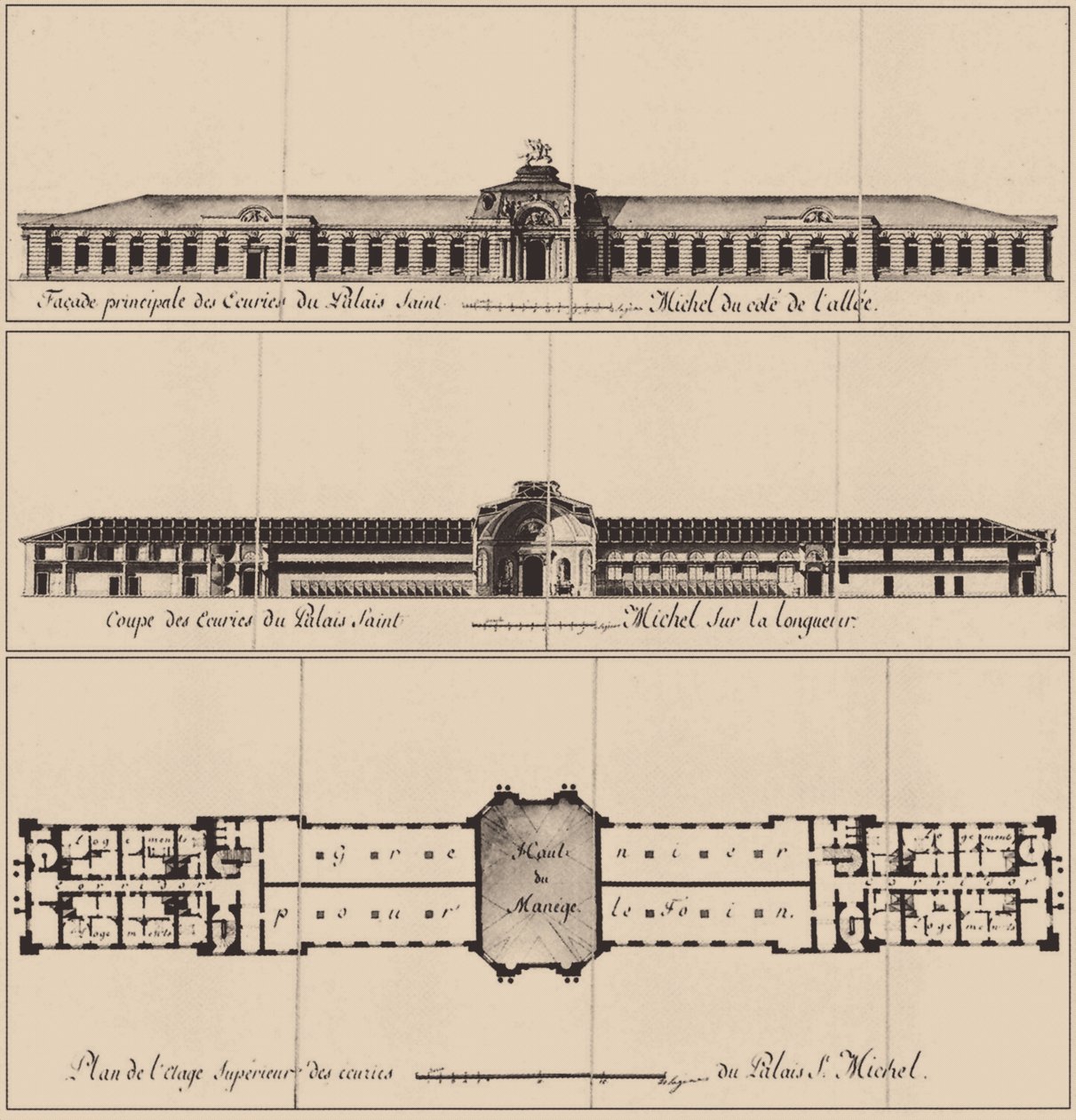 Château Saint-Michel à Saint-Pétersbourg, 1797 - Vincenzo Brenna