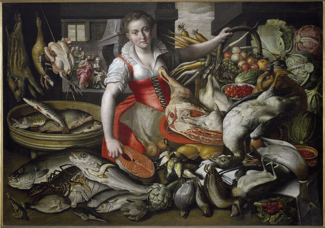 Le Christ dans la maison de Marthe et Marie - Vincenzo Campi
