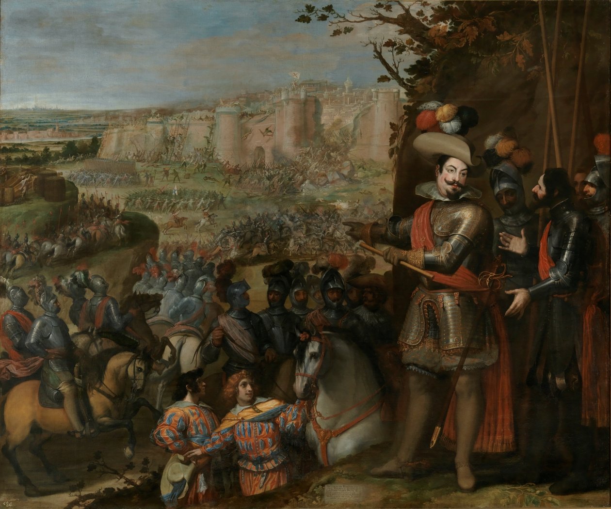 Prise de Rheinfelden (1633) par les troupes du duc de Feria. - Vincenzo Carducci